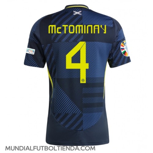 Camiseta Escocia Scott McTominay #4 Primera Equipación Replica Eurocopa 2024 mangas cortas